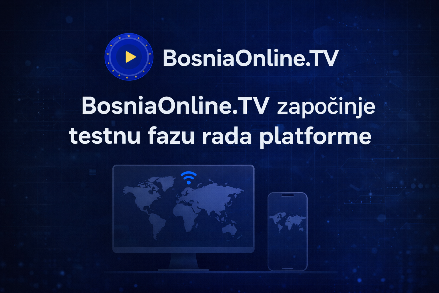 BosniaOnline.TV započinje testnu fazu rada platforme