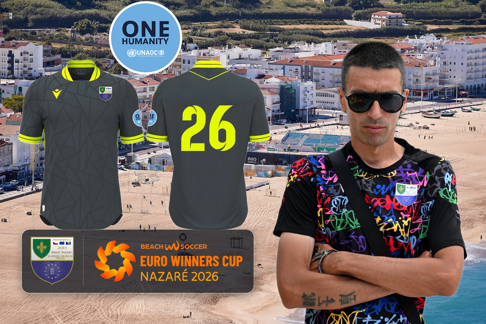 SK Bosnia Online EU Teplice na Euro Winners Cupu 2026: češki klub s bosanskim srcem i simbolom Ujedinjenih nacija na rukavu